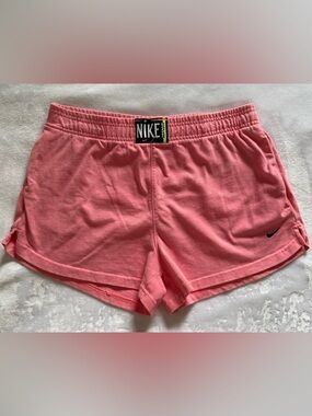 Nike Women's Coral Pink Athletic Shorts